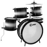 Bateria Infantil Completa Acústica Peles Nylon Pop Kids Luen