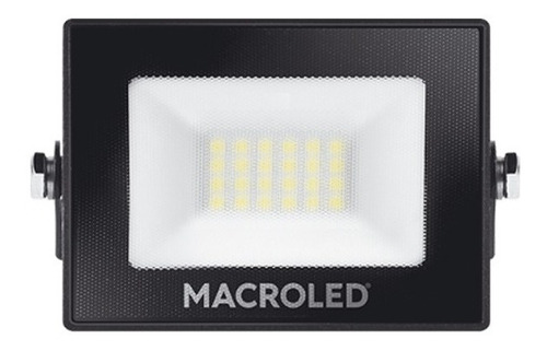 Reflector Proyector Led 10w Macroled Alta Luminosidad Ip65 Blanco Cálido