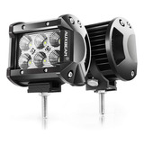 Auxbeam Cápsulas Led De 4 Pulgadas, Barra De Luz Led