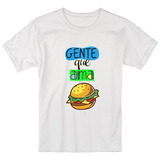 Camiseta Blusa Gente Que Hambúrguer, Eu Amo T-shirt Barata!