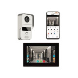 Kit Timbre Video Portero Monitor Ip Touch  10 Pulgadas Wifi