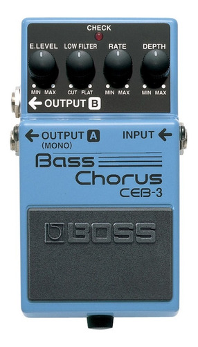 Pedal Boss Ceb-3 Bass Chorus Para Contrabaixo Com Low Filter