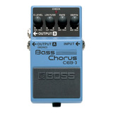 Pedal Boss Bass Chorus Ceb-3 Para Contrabaixo Com Low Filter