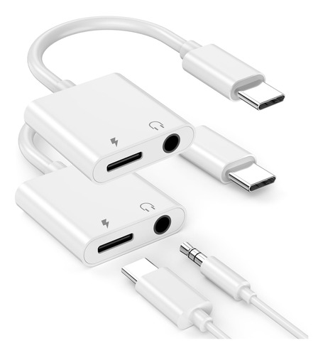 Adaptador De Auriculares Para iPhone 15, [certificado Apple