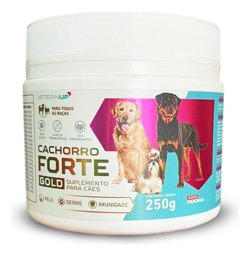 Suplemento Cachorro Forte Gold Diminui Odor Fezes