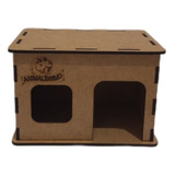 Casinha Em Mdf Para Hamster, Roedores Eoutros.  Animalissimo