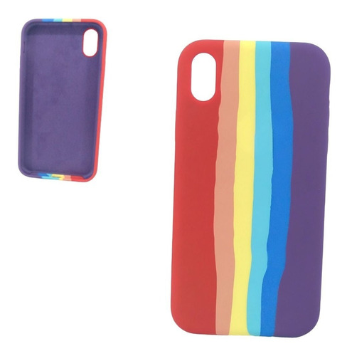 Capinha Compatível Com iPhone XR Case Aveludada Soft Touch