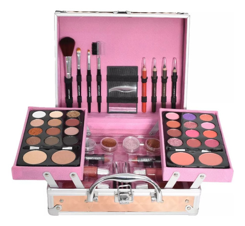 Maleta Maquiagem Sarahs Beauty Kit Completo De Beleza