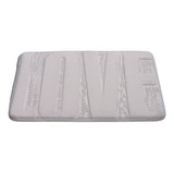 Alfombra De Bañomicrofibra Memory Foam Antideslizante Love