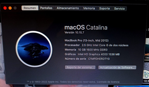 Macbook Pro 2012