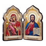 Señales - Cristo Virgen Y El Ni O Cat Lico Ortodoxo Ruso Ico