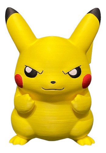 Figura Pikachu Version Retro 15 Cm Impresión 3d