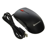 Mouse Negro Rueda Roja 2 Botones Lenovo Genuine