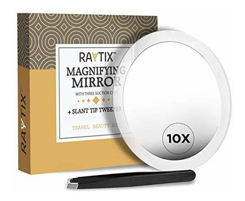 Raytix 10x Magnifying Mirror & Slant Tweezers