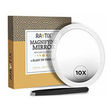 Raytix 10x Magnifying Mirror & Slant Tweezers