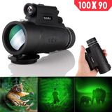 Hd Profesional Monocular Spotting Alcance 100x90 Visión Noct