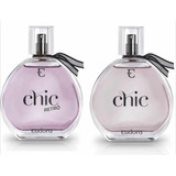 Kit Chic Deo Colônia + Chic Retrô. 95ml Cada. Eudora