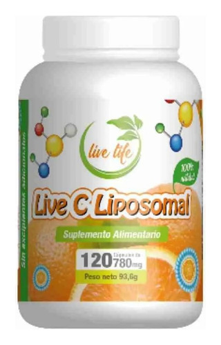 Live C Liposomal 780 Mg 120 Capsulas  Live Life