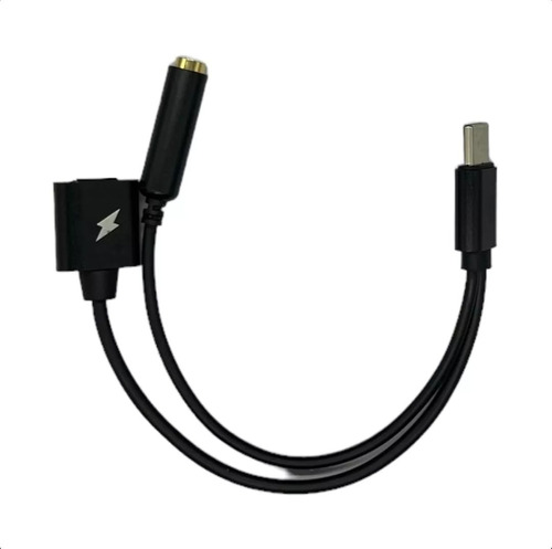 Cable De Audio Tipo C Aux Celular Usb Tipo C + Carga