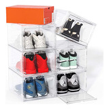 Cajas Almacenamiento Zapatos, 6 Pack Transparentes,