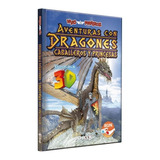 * Aventuras Dragones Caballeros Princesas * Libro 3d Lentes