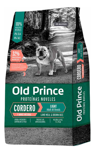 Alimento Old Prince Perro Cordero Light 15kg