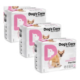 Kit Fraldas Higiênicas Dogs Care Cães Fêmeas Pp 36 Unidades