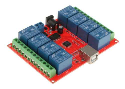 Módulo Usb De Control Usb De 12 V Y 8 Canales Para Pc