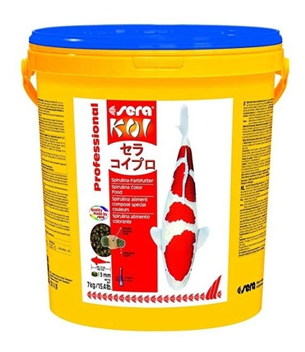 Spirulina Sera Koi Color Profesional Pet Food, 15.4 Libra De