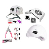 Kit Cabine 48w Motor Lixadeira30.000 Rpm+ Coletor Pó +brinde