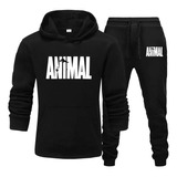 Conjunto Moletom+calça Animal Pak Universal Academia Treino
