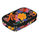 Estojo Escolar Box Xeryus - Floral Preto - 12167