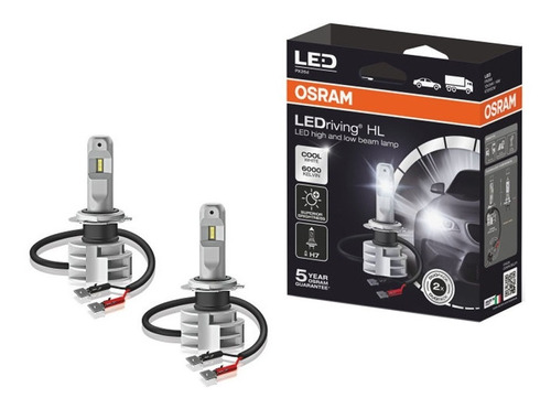 Kit Lampara Osram Led Riving H7 6000k 12v / 24v