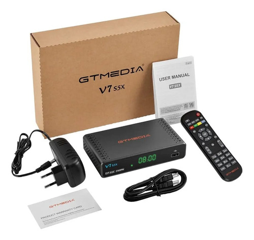 Receptor Tv Satelital Gtmedia V7s5x Hd 1080 H.265 Usb Wifi