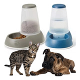 Comedero Bebedero Automatico Dispenser Perros Gatos 3lt Kit