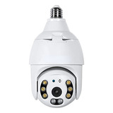 Foco Inalámbrico C/cámara De Seguridad 2k De 4mp P/exterior