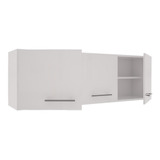 Alacena 140cm 3 Puertas Melamina C/ Estante Orlandi Cocina