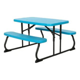 Mesa Picnic Lifetime Infantil Plegable Azul Glaciar Msi