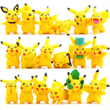 18 Figuras De Pokemon Coleccionables Pikachu De Regalo