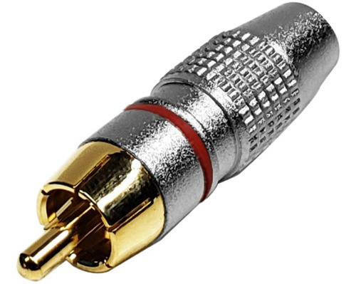 Venetian Le5021 Conector Rca Ficha Metal A Cable Por Unidad 