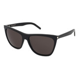 Lentes De Sol Shiny Black Saint Laurent Sl526001