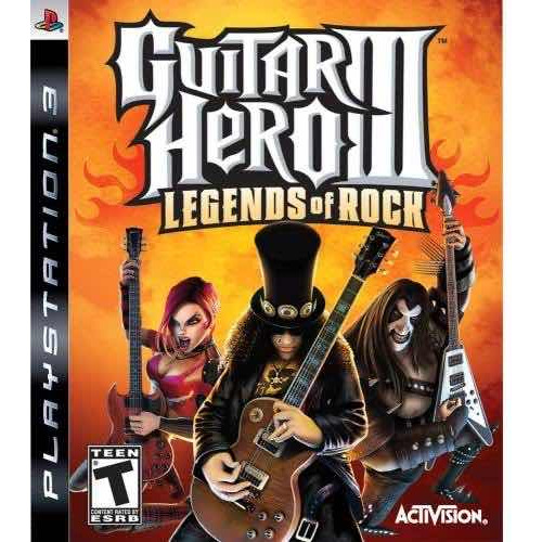 Jogo Ps3 Guitar Hero Iii Legends Of Rock Físico