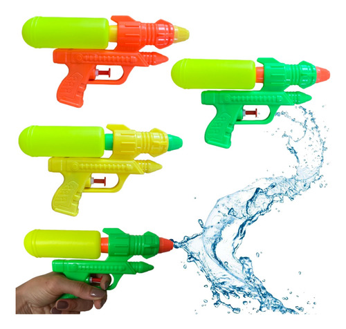 Kit 40 Pistolas Água Arminha Arma Brinquedo Piscina Atacado