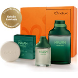 Kit Presente Da Natura Kaiak Aventura Masculino Perfume 100ml + Miniatura 25ml + Sabonete 90g 