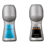 Trekking + Musk For Men Bolilla Rollon Avon Set X 2 Promo