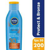 Nivea Protect & Bronze Protector Solar Fps 30 200 Ml