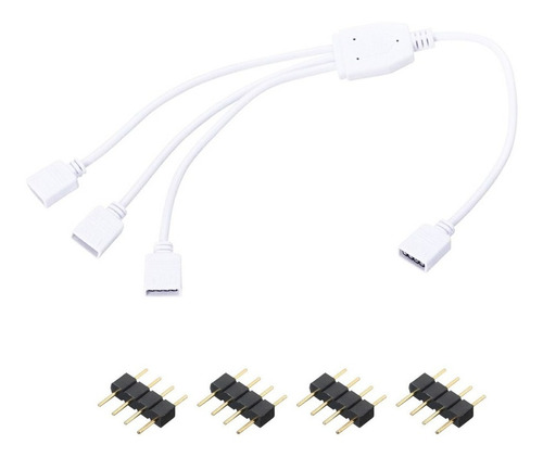 Conector Divisor Splitter Rgb 3 A 1 Tira Led Motherboard