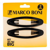 Kit 2 Presilhas Tic Tac De Cabelo Tamanho Grande Marco Boni