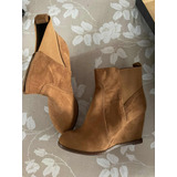 Botas Mujer Gamuza Talle 35 O 36 Muy Chicas Suela Oportunida