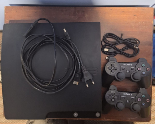 Sony Playstation 3 Slim + 2 Controles 